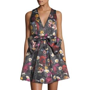 Alice + Olivia Daralee Sleeveless Dress w/ Detachable Bow Size 0